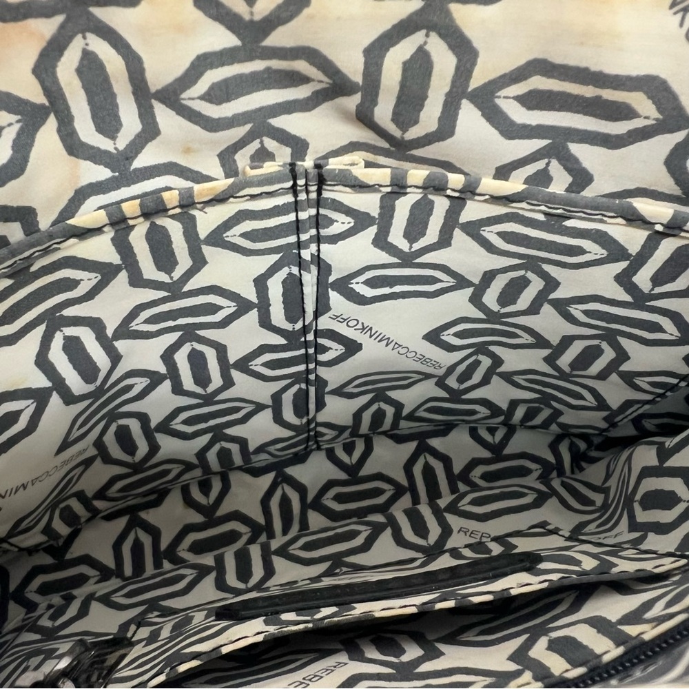 Rebecca Minkoff tan leather crossbody bag with zippers and gold details. - Picture 8 of 13